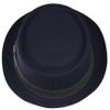 Porkpie Fedora Men's Vintage Style Wool Blend (L/XL, F1678NAVY) view 2