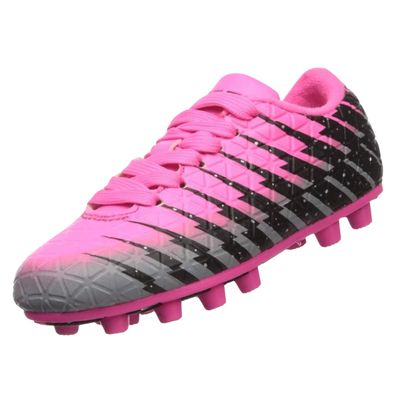 Vizari Bolt Firm Ground Youth Soccer Cleats for Boys and Girls | Textured Synthetic Leather Upper Kids Football Cleats with Polyurethane Sole for Comfort and Traction