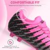 Vizari Bolt Firm Ground Youth Soccer Cleats for Boys and Girls | Textured Synthetic Leather Upper Kids Football Cleats with Polyurethane Sole for Comfort and Traction view 2