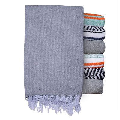 $averPak BodyForge Authentic Mexican Falsa Yoga Blanket (Granite)