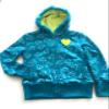 Canyon River Blues Girls Fleece Hoody Cotton Blend Medium Blue