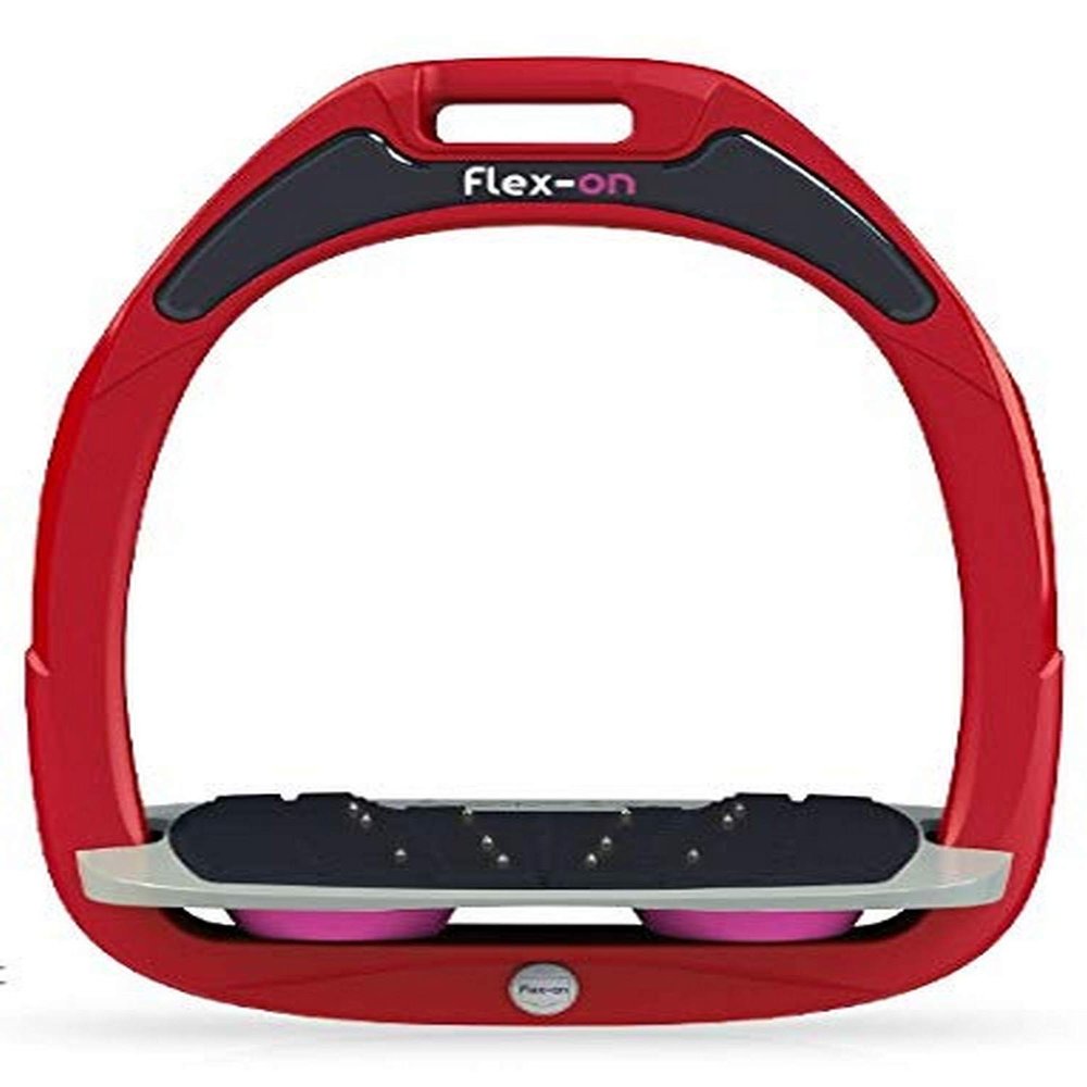 Flex on Green Composite Range Mixed Ultra-Grip Frame Color: Red Footbed Color: Gray ELASTOMERS: Pink