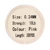 EatMyTackle Fluorocarbon Fishing Leader - 200 Yards (10 lb., Pink) (.066/foot) view 4