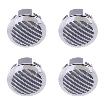 Kesoto 4 Pcs 3-inch/76mm Marine Grade 316 Stainless Grill Vent Cover for RV Boats - 81932SS-HP (Silver)