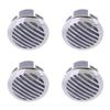 Kesoto 4 Pcs 3-inch/76mm Marine Grade 316 Stainless Grill Vent Cover for RV Boats - 81932SS-HP (Silver) view 1