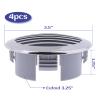Kesoto 4 Pcs 3-inch/76mm Marine Grade 316 Stainless Grill Vent Cover for RV Boats - 81932SS-HP (Silver) view 2