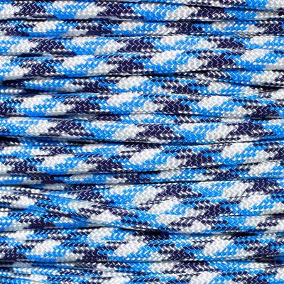 Paracord Planet 550 Paracord  Camo Colors  Ideal for Fishing Lines, Snares, Bracelets, Emergency and Survival Situations (100 Feet, Glacier Camo)