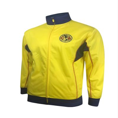 Club America Official Licensed Track Jacket  (Adult Large, Yellow)