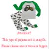 Family Feeling Tractor Little Boys Long Sleeve Pajamas Sets Cotton Pyjamas Kids Pjs Size 7 Grey view 3