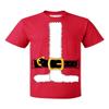 Santa Jacket Christmas Costume Jumbo Print Men's T-Shirt, 3XL, Red view 1