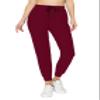 ALWAYS Super Soft, Stretchy Drawstring Women's Joggers with Pockets - Tapered Cuff Casual Joggers for Women, Ideal for Daily Wear Burgundy US M (Tag L/XL) view 1