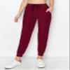 ALWAYS Super Soft, Stretchy Drawstring Women's Joggers with Pockets - Tapered Cuff Casual Joggers for Women, Ideal for Daily Wear Burgundy US M (Tag L/XL) view 3