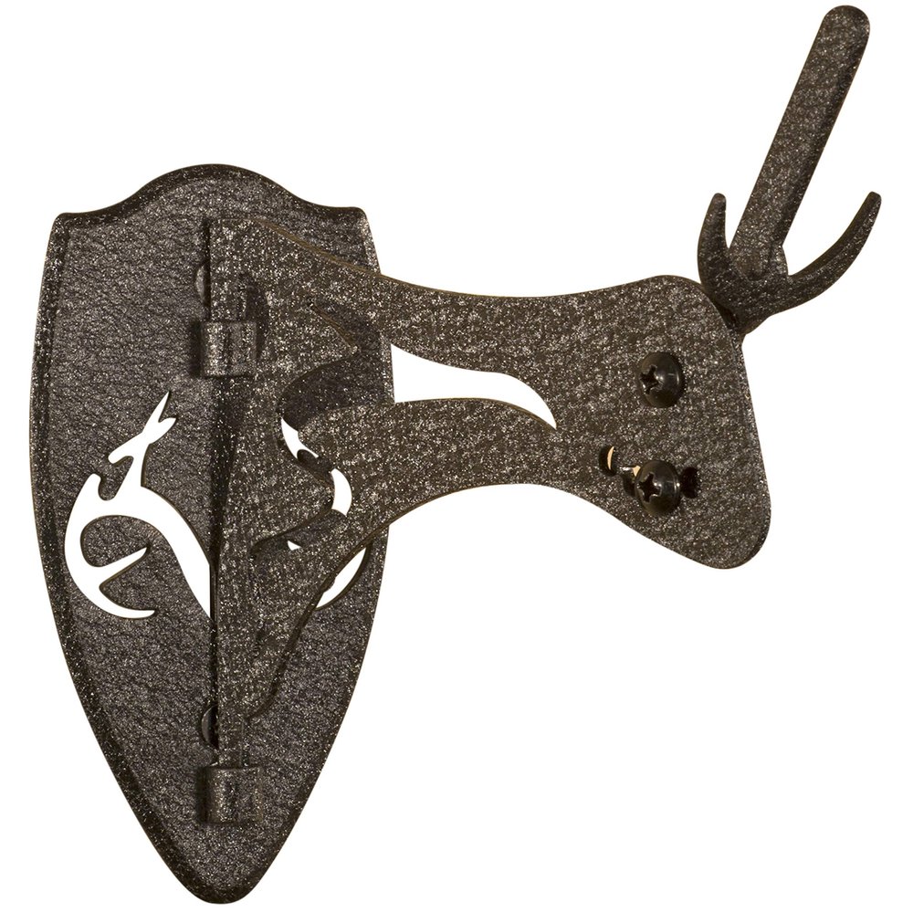 Skull Hooker Realtree Edition Little Hooker Trophy Mount - Perfect Kit for Hanging and Mounting Hogs, Aoudad, Alligator, Black Bear Skulls for Display, Graphite Black