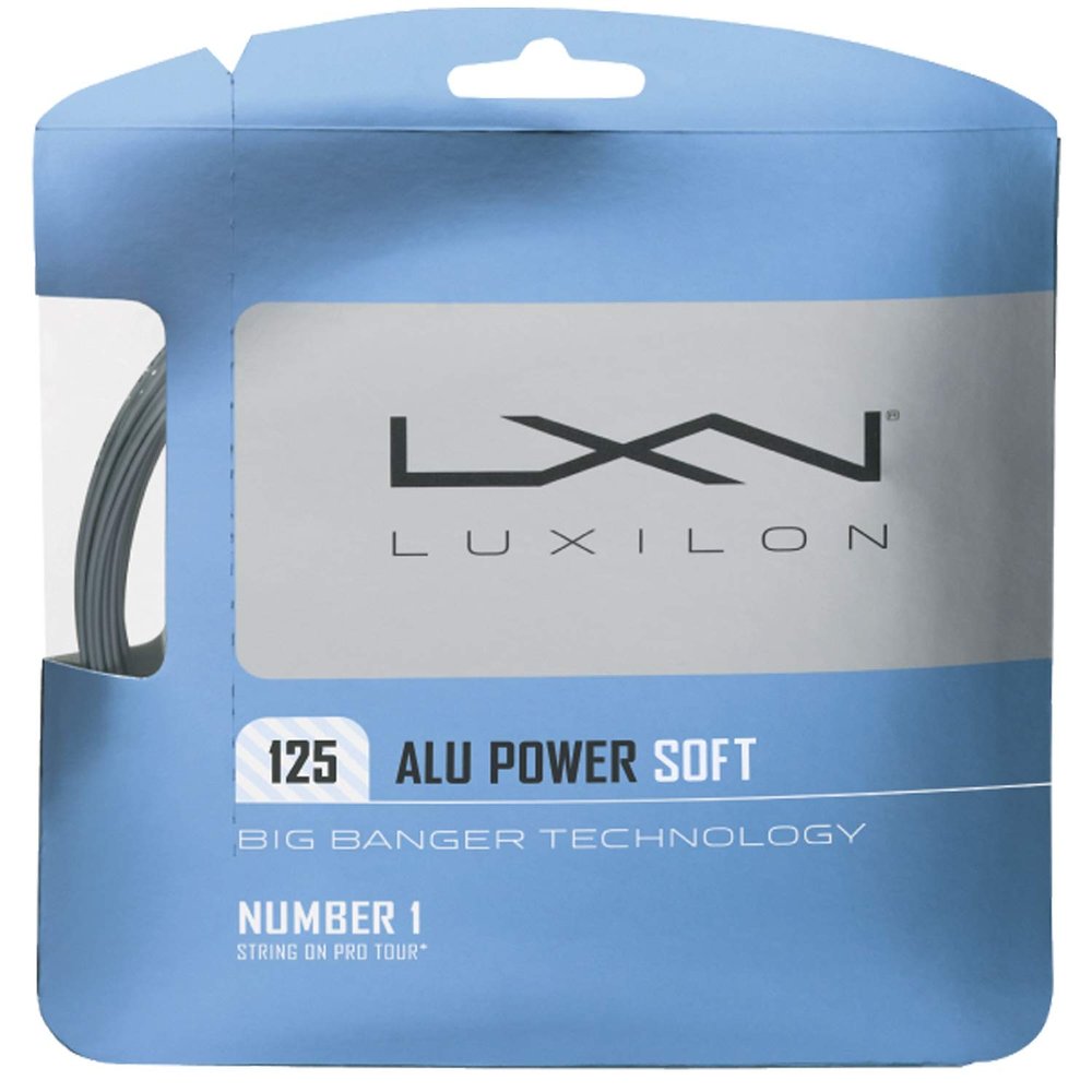 Luxilon ALU Power, Feel, Rough, Soft, Spin, Tennis String Set (ALU Power Soft [6 Sets])