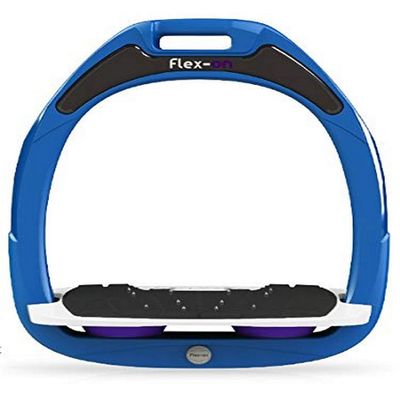 GAMME Safe-ON Mixed Ultra-Grip Frame Color: Blue Footbed Color: White ELASTOMERS: Purple
