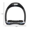 Flex on Aluminium Range Flat Ultra-Grip Frame Color: Sideral ELASTOMERS: Light Blue view 2