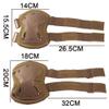 HWZ SWAT Knee & Elbow Pads CS Military Equipment Tactical Fighter Protective Gear (Sand) view 4