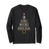 Gin-gle Bells Christmas tree long-sleeve gin tshirt view 1