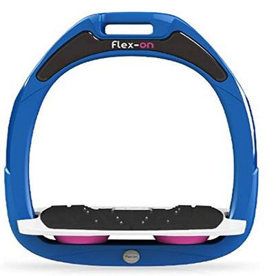 GAMME Safe-ON Mixed Ultra-Grip Frame Color: Blue Footbed Color: White ELASTOMERS: Pink