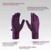 Boyiexin Winter Quick Dry Running Thermal Gloves for Women Men, Great for Cold Weather Hiking Driving Walking Jogging (Blue, Small) view 2