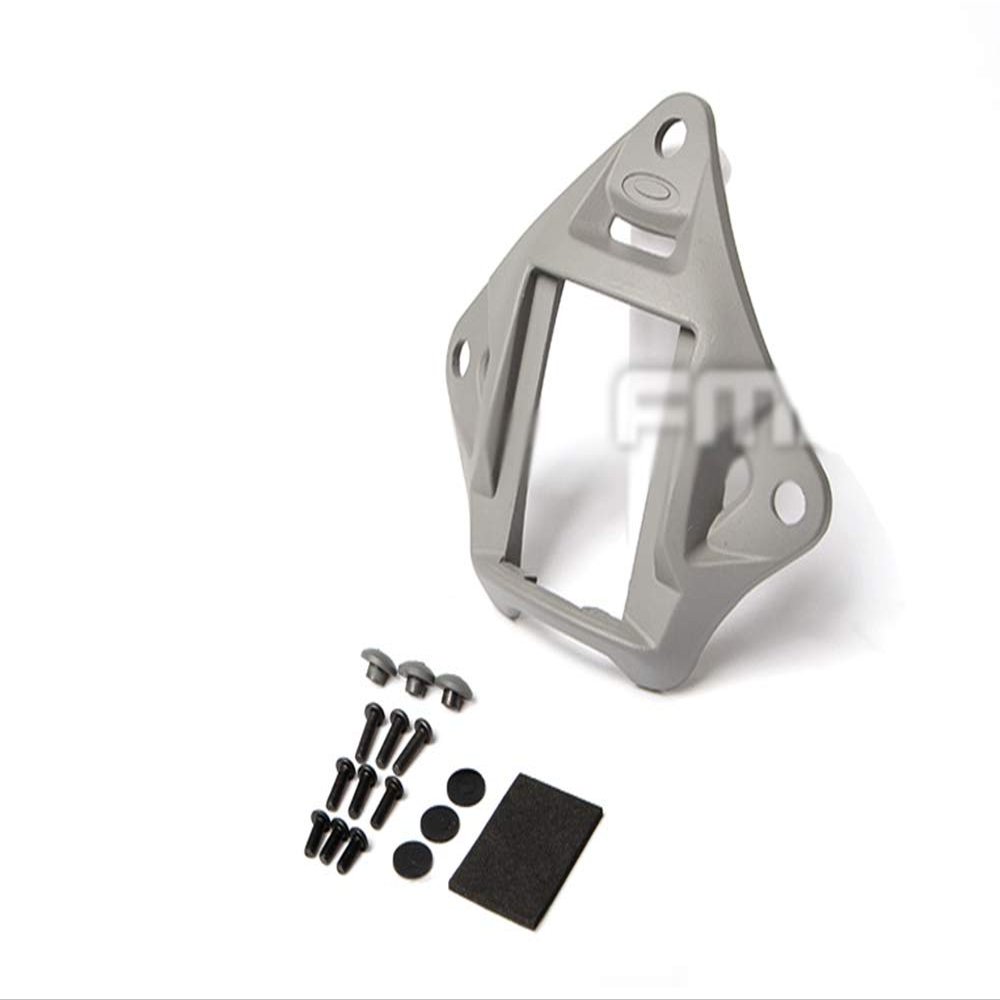 FMA Aluminum Airsoft VAS Shroud NVG Helmet Mount Black/Silver/Gold (FG)