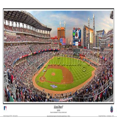 SportPicturesOnline Washington Nationals 2019 World Series - Game Three Opening Ceremony Panoramic Poste- 13.5x39 Panoramic Poster. Frame Dimensions 13.5x39 with Black Metal Frame #2131
