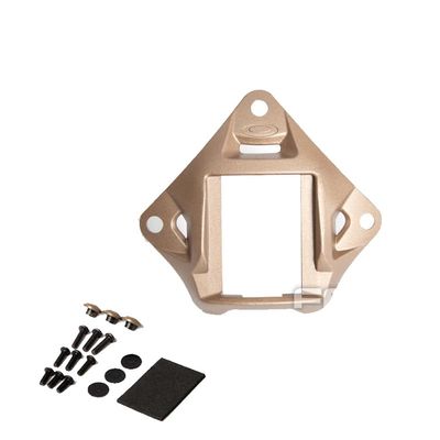 FMA Aluminum Airsoft VAS Shroud NVG Helmet Mount Black/Silver/Gold (DE)