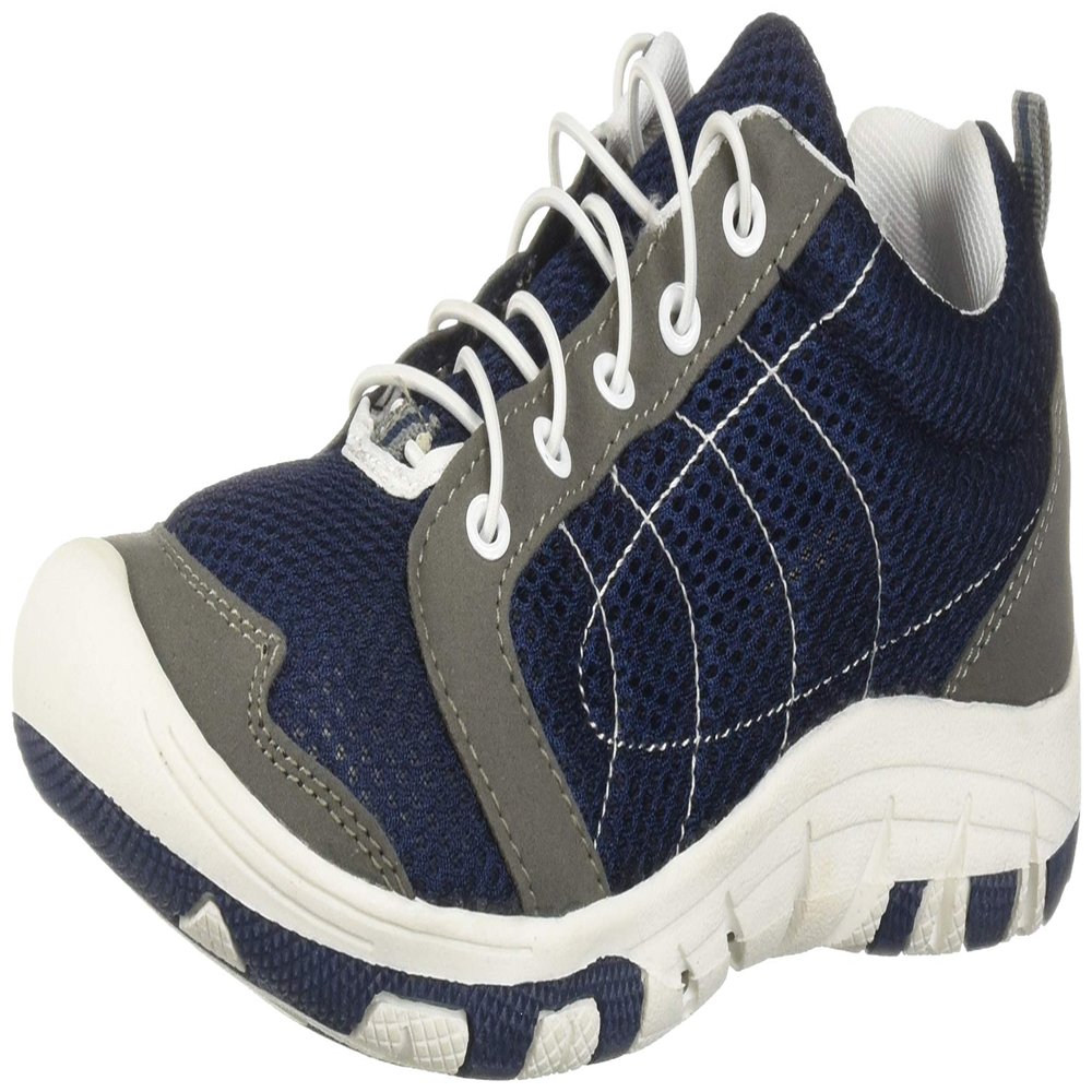 AdTec Water Shoes for Women, Beach Footwear for Kayaking, Swimming, Surfing, Snorkeling Sports, Navy/Grey, 9 M US