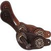 Showman Ladies Argentina Cow Leather Spur Straps w/Celtic Knot Conchos view 1