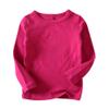 JWWN Little Girls Long Johns Thermal Underwear Set 2PC Crewneck Tops and Bottom Kids Pajamas Warm Jammies,(Rose-Red,7T) view 2