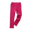 JWWN Little Girls Long Johns Thermal Underwear Set 2PC Crewneck Tops and Bottom Kids Pajamas Warm Jammies,(Rose-Red,7T) view 3