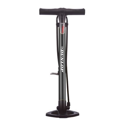 Dunlop Bicycle Pump - Powerful Floor Pump with 2 adapters - High Pressure Bicycle air Pump Road Bike - air Pump 63 cm high