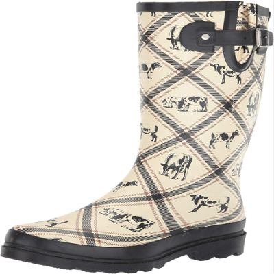 Western Chief Printed Tall Rain Boot Country Cows 9 M
