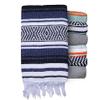 $averPak BodyForge Authentic Mexican Falsa Yoga Blanket (Blue/Black/White) view 1