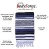 $averPak BodyForge Authentic Mexican Falsa Yoga Blanket (Blue/Black/White) view 2