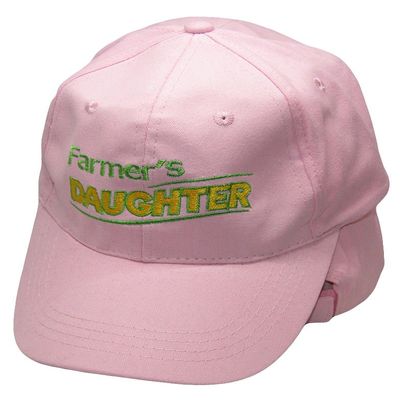 Farmer's Daughter Girl Pink Embroidered Cap Hat RAM