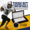 GSM Brands Quarterback (QB) Play Wristband - Adult Size - Pro Football Armband Playbook - 10 Pack (Black) view 4