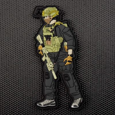 BritKitUSA SAS CRW Assaulter 3D PVC Patch 22 Special Air Service King of Jordan Hereford