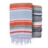 $averPak BodyForge Authentic Mexican Falsa Yoga Blanket (Orange/Teal/White) view 1
