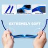 RIVBOS Kids (Age 3-8) Sunglasses Polarized UV Protection Flexible Rubber Glasses Shades with Strap for Boys Girls RBK003 Blue&blue view 3