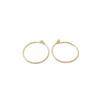 HONEYCAT Small Everyday Hoops in Gold, Rose Gold, or Silver | Minimalist, Delicate Jewelry (Small/Gold) view 1