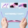 RIVBOS Kids (Age 3-8) Sunglasses Polarized UV Protection Flexible Rubber Glasses Shades with Strap for Boys Girls RBK003 Pink view 3
