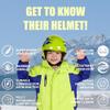 BeBeFun Toddler and Kids Ski Helmet Snowboarding Helmet with Goggles for Snow Activity Ultra Lightweight Comfort and Warmth Small Size ASTM & CE Certified Suggest 2-6years view 3