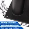Yes4All Barbell Holder Vertical Storage Rack for Home Gym Organizer, Barbell Storage Rack Fit 2-inch Olympic Bars, Curl Bars, Triceps Bars, Dumbbell Handles (9 bars) view 4