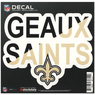 Stockdale New Orleans Saints 6" x 6" Xpression Full Color Repositionable Decal