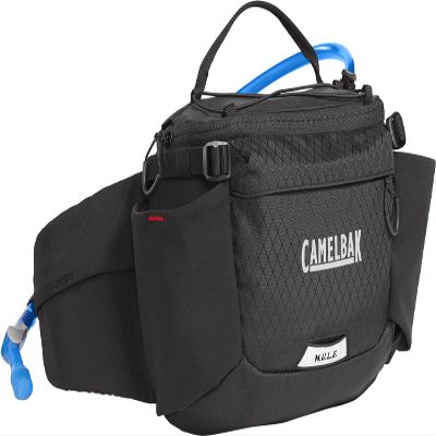 CamelBak M.U.L.E. 5 Mountain Bike Gravel Waist Belt Hydration Pack Black, 50oz