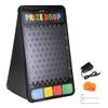 ZeHuoGe 40" Prize Board Disk Drop Board Game with Foldable Stand Customizable 4 Slots with 12 Pucks for Carnival Party Trade Show Holiday Activities view 1