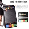 ZeHuoGe 40" Prize Board Disk Drop Board Game with Foldable Stand Customizable 4 Slots with 12 Pucks for Carnival Party Trade Show Holiday Activities view 3