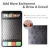 ZeHuoGe 40" Prize Board Disk Drop Board Game with Foldable Stand Customizable 4 Slots with 12 Pucks for Carnival Party Trade Show Holiday Activities view 4