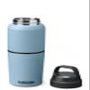 CamelBak MultiBev Water Bottle & Travel Cup  Vacuum Insulated Stainless Steel  Dusk Blue  17oz bottle & 12oz cup view 4